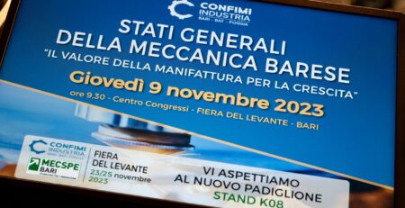 Confimi Industria presenta "Stati generali della meccanica barese"