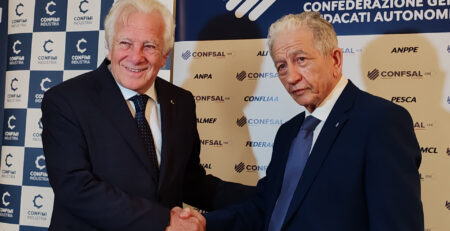 Paolo Agnelli e Angelo Raffaele Margiotta presentano il contratto intersettoriale di Confimi