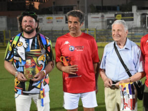 Carlo Pellicola, Vitantonio Petronella e il Cav. Giuseppe Pellicola al Derby del Cuore